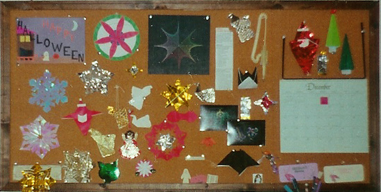 Origami Bulletin Board
