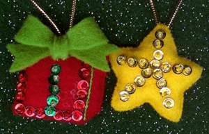 Felt Applique Ornament Kits: Sultana - Jessica's Corner of Cyberspace