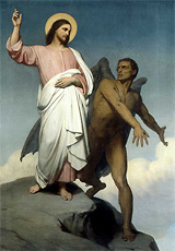 Temptation of Christ by Ary Scheffer (1854)