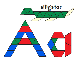 Alligator/Letter A