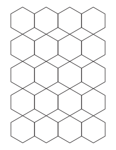 Pattern block template printable